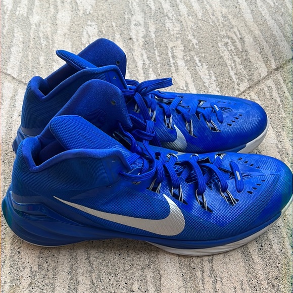 Nike Hyperdunk Lunarlon Basketball Shoes Blue Royal Z22. Size 17. main image 5